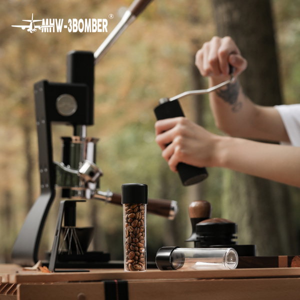 MHW-3BOMBER轰炸机能量瓶 咖啡豆便携储存密封罐套组 单向排气阀