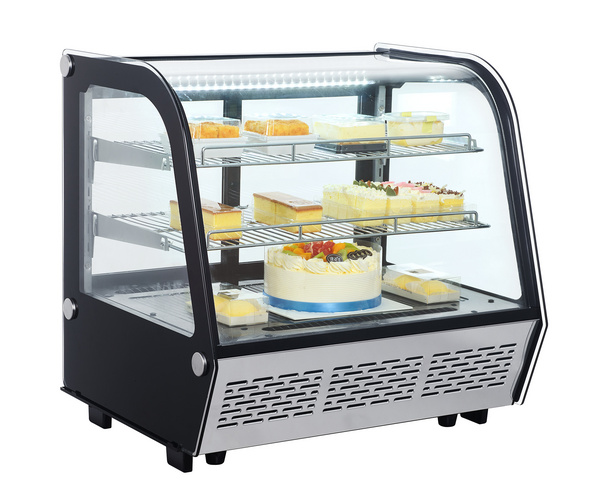 Mini Counter Top Bakery Display Fridge Chocolate Pastry Showcase Cake Ice Cream Display Cabinet Chiller