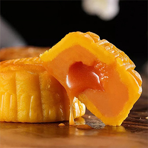 奶黄流心月饼