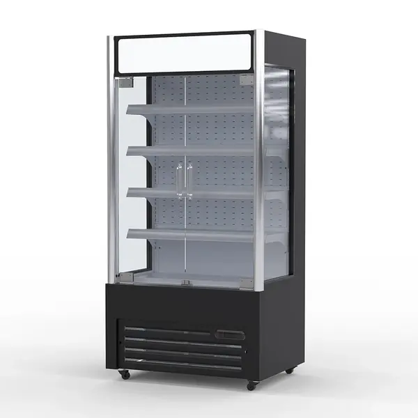 Commercial Open Display Refrigerator Cold Vegetable Food And Drink Refrigerator Chiller
