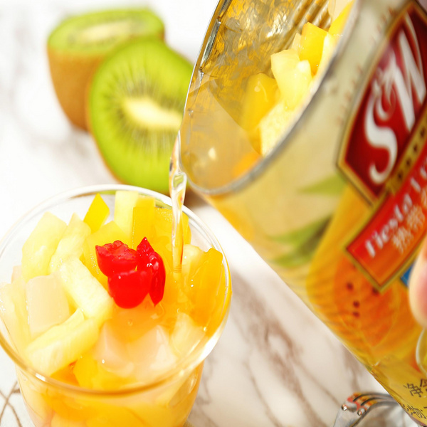 S&W牌糖水热带杂果罐头