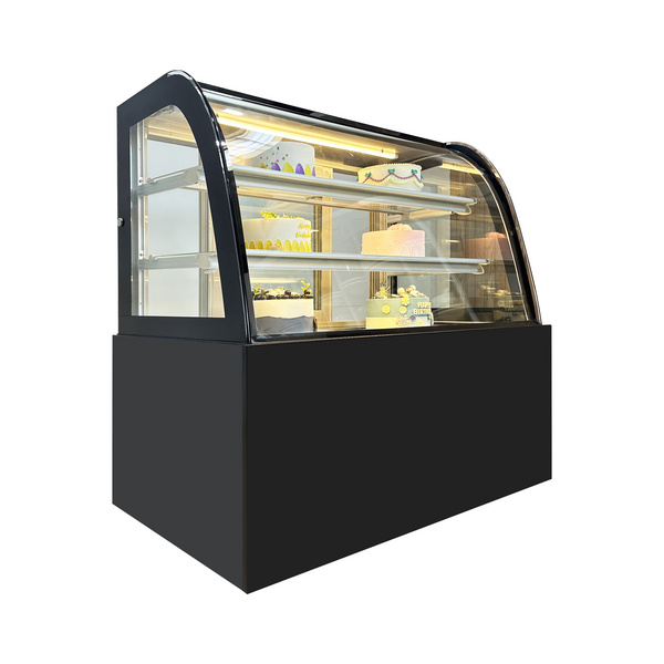 Commercial Bakery Display Case Cake Desserts Show Refrigerator Countertop Fridge For Pastries