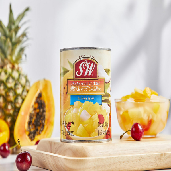 S&W牌糖水熱帶雜果罐頭