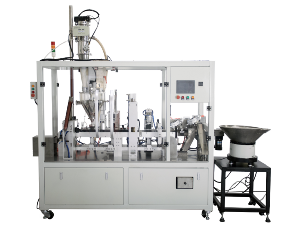 单列直线式封口扣盖机