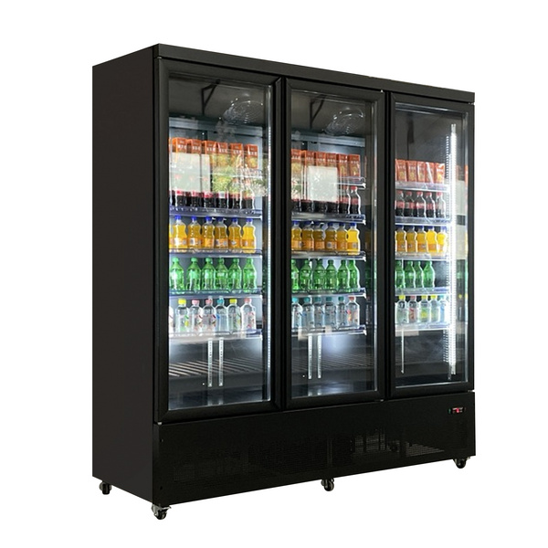 Supermarket Show Equipment Energy Drink Wine Display Fridge Fan Cooling System Neveras Refrigerator