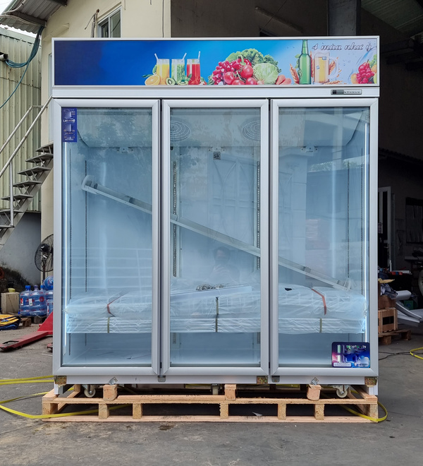 CE-certified commercial low temperature freezer frozen food display freezer