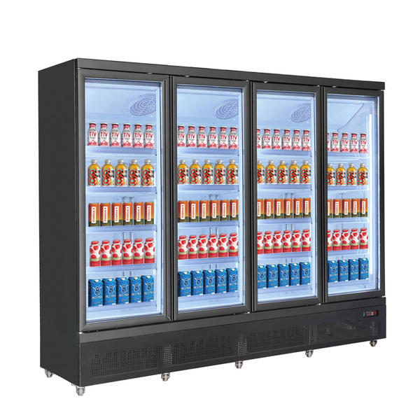 Direct cooling energy drinks display refrigerator