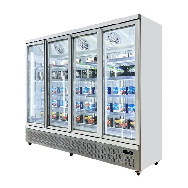 Direct cooling energy drinks display refrigerator