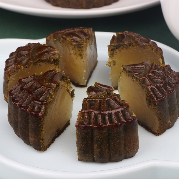 鹏发广式单丛茶莲蓉月饼/蛋黄单丛茶莲蓉月饼