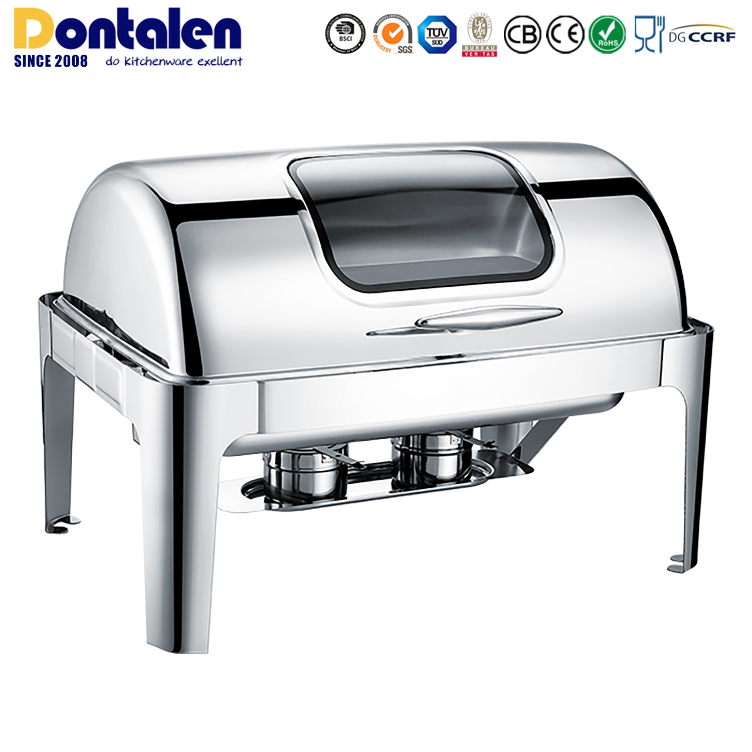 翻盖自助餐炉 roll top chafing dish-DT-C1105