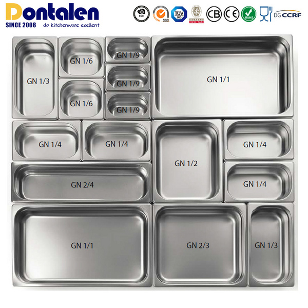 欧式份数盘 S/S GASTRONORM PAN(EUROPEAN STYLE) 