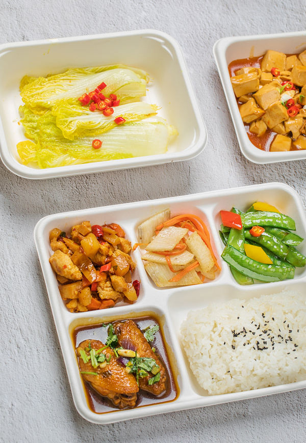 甘蔗全生物降解餐盒