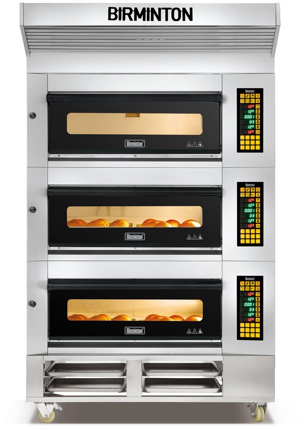 BN-623三层六盘港式节能型电层炉连底部烤盘架