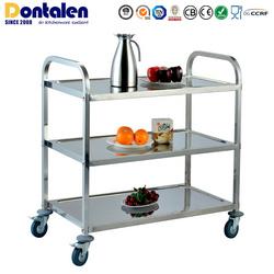 不锈钢餐车 Stainless steel serving trolley