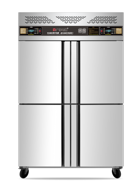 GK1.0L4FDC 商用厨房冰箱 四门冰柜 品牌双门冷藏冰箱 保鲜柜直销
