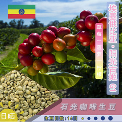 埃塞俄比亞 陽光古姬 G1 日曬 石光 咖啡生豆 