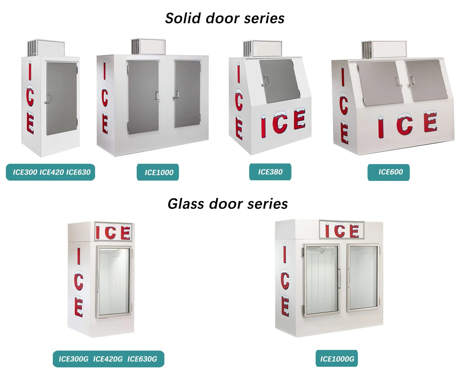 Ice Bag Indoor Fridge Protection Refrigeration Equipment Commercial Ice Storage Brand New Products Chiller