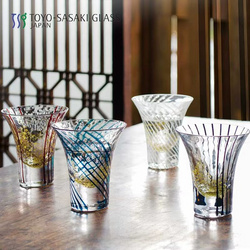 江戶硝子 八千代窯 東陽佐佐木 手工制酒杯茶杯