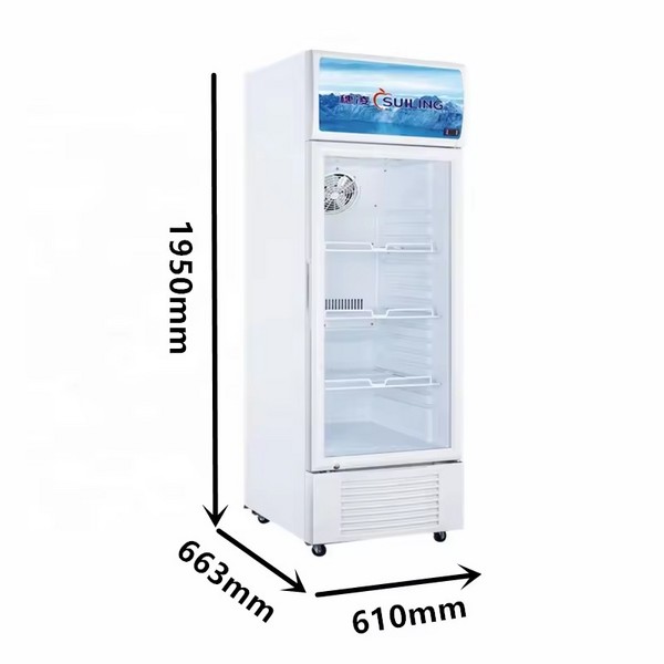 LG-350W nergy drink/soft drink/beer display cooler glass door fridge commercial beverage showcase refrigerator and freezer