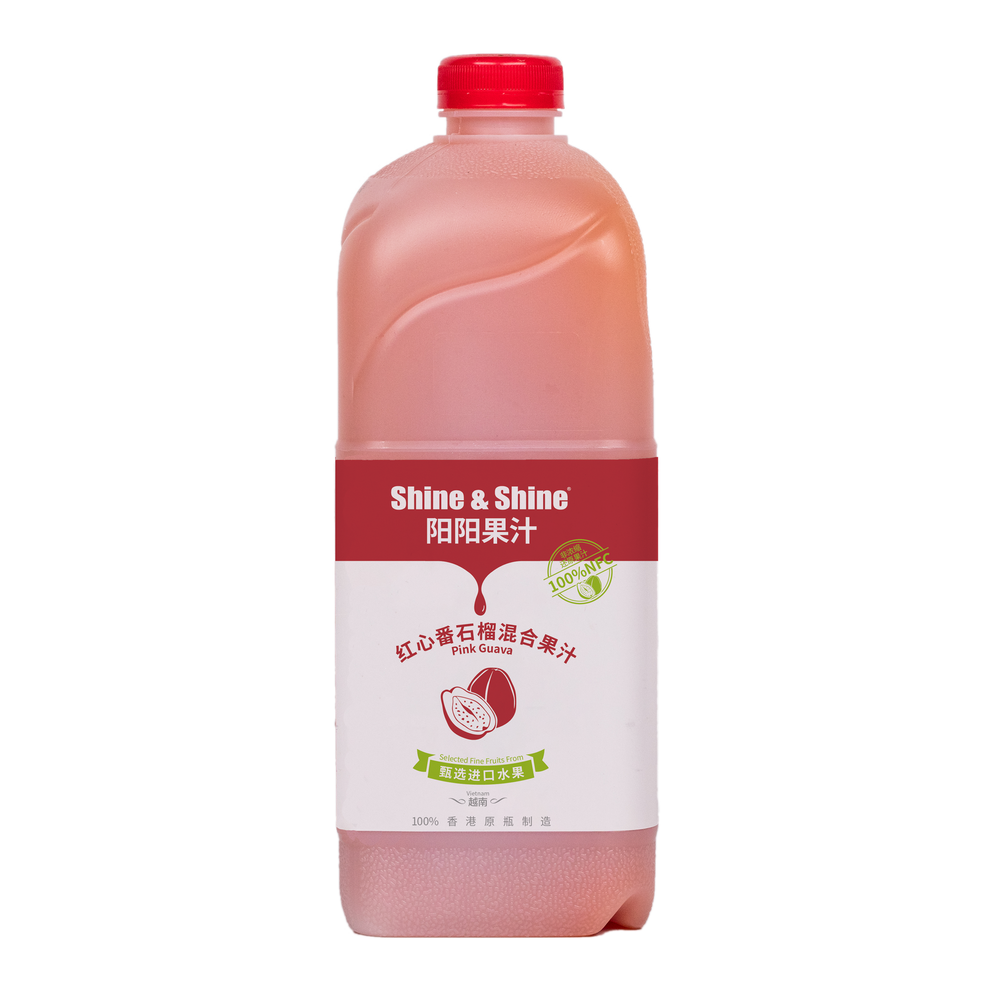 Shine&Shine紅心番石榴混合果汁2L