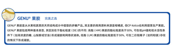 GENU® 果胶