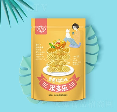 华昇米多乐香葱鸡肉味锅巴