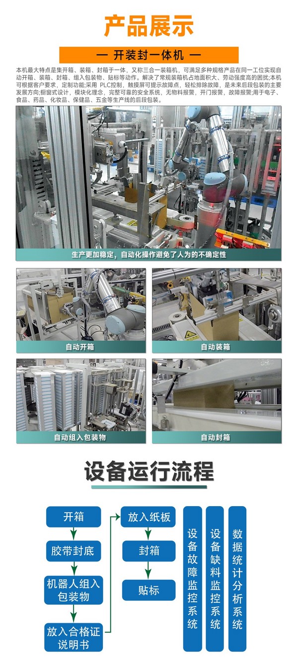 开装封一体机 