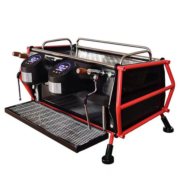 意式商用咖啡機(jī)酒吧咖啡店啡途半自動(dòng)商用咖啡機(jī)雙頭增磨豆機(jī)