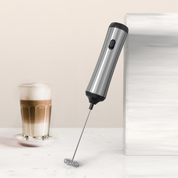 Cliton 不銹鋼充電款電動(dòng)奶泡器