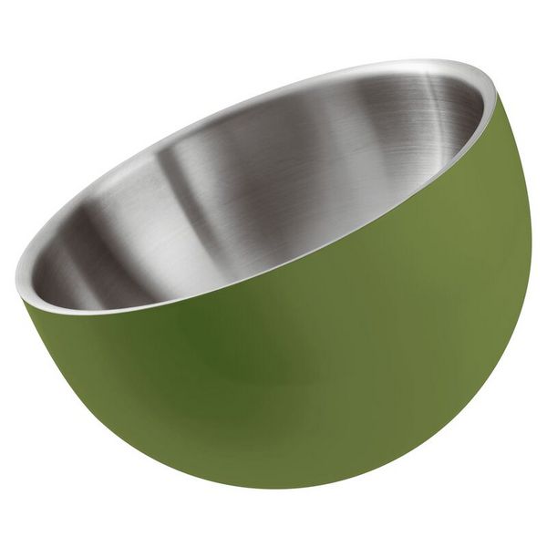 意大利Paderno双壁绿色圆形碗