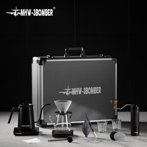 MHW-3BOMBER轰炸机B-3战术箱 便携手冲咖啡壶套装手摇磨豆机 滤杯