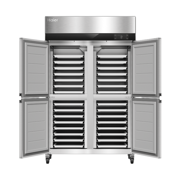 海尔风冷四门插盘柜SLT-1026D4W