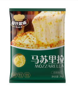 蒙牛爱氏晨曦 马苏里拉奶酪制品 3kg 精制马苏里拉奶酪制品2kg