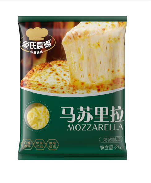 蒙牛爱氏晨曦 马苏里拉奶酪制品 3kg 精制马苏里拉奶酪制品2kg