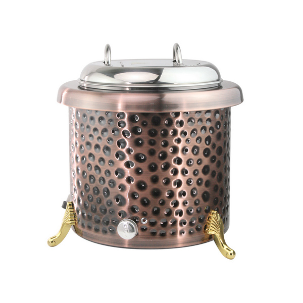 ELECTRICAL S/S SOUP WARMER 电热不锈钢锤纹暖汤煲  A11236