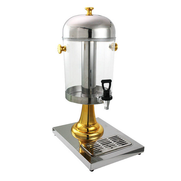 S/S JUICE DISPENSER-GOLDEN 镀金单头果汁鼎 A12002GWN