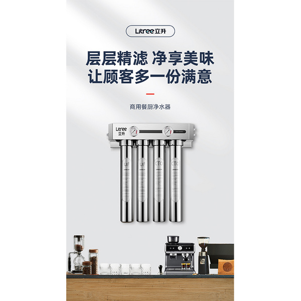 立升 商用餐饮厨房净水机LU2A4-UUCC-8C（K400)