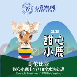 哥倫比亞 甜心小鹿卡17/18 全水洗處理 生咖啡豆