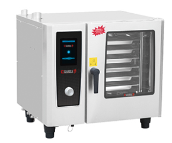 6盘电热触屏版（带锅炉）万能蒸烤箱