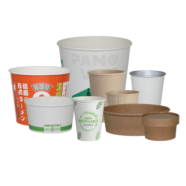 纸容器（纸杯、打包碗、冰淇淋杯、炸鸡桶等）