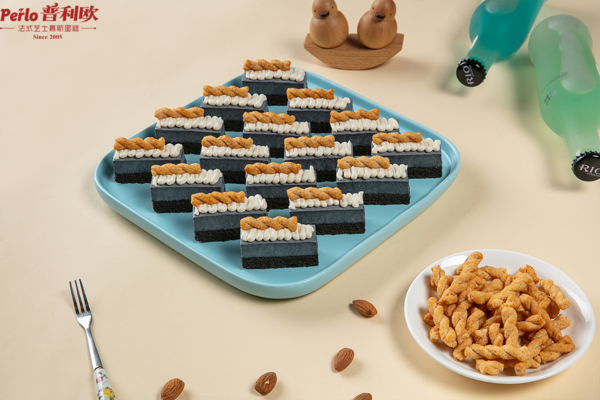 普利欧自助餐系列-趣味长条花漾菱形缤纷方形