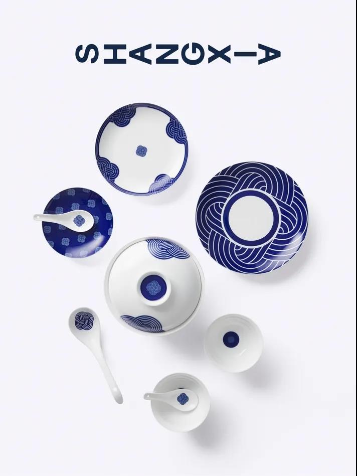 中國結(jié)白瓷餐具系列