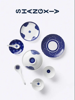 中國(guó)結(jié)白瓷餐具系列