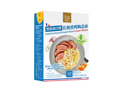 黑松露白醬佐煙熏鴨胸意面