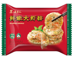 鮮嫩大蝦排