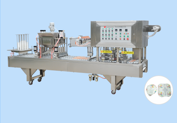定制全自动果汁牛奶瓶装液体软饮料灌装机旋盖铝箔封口套标生产线