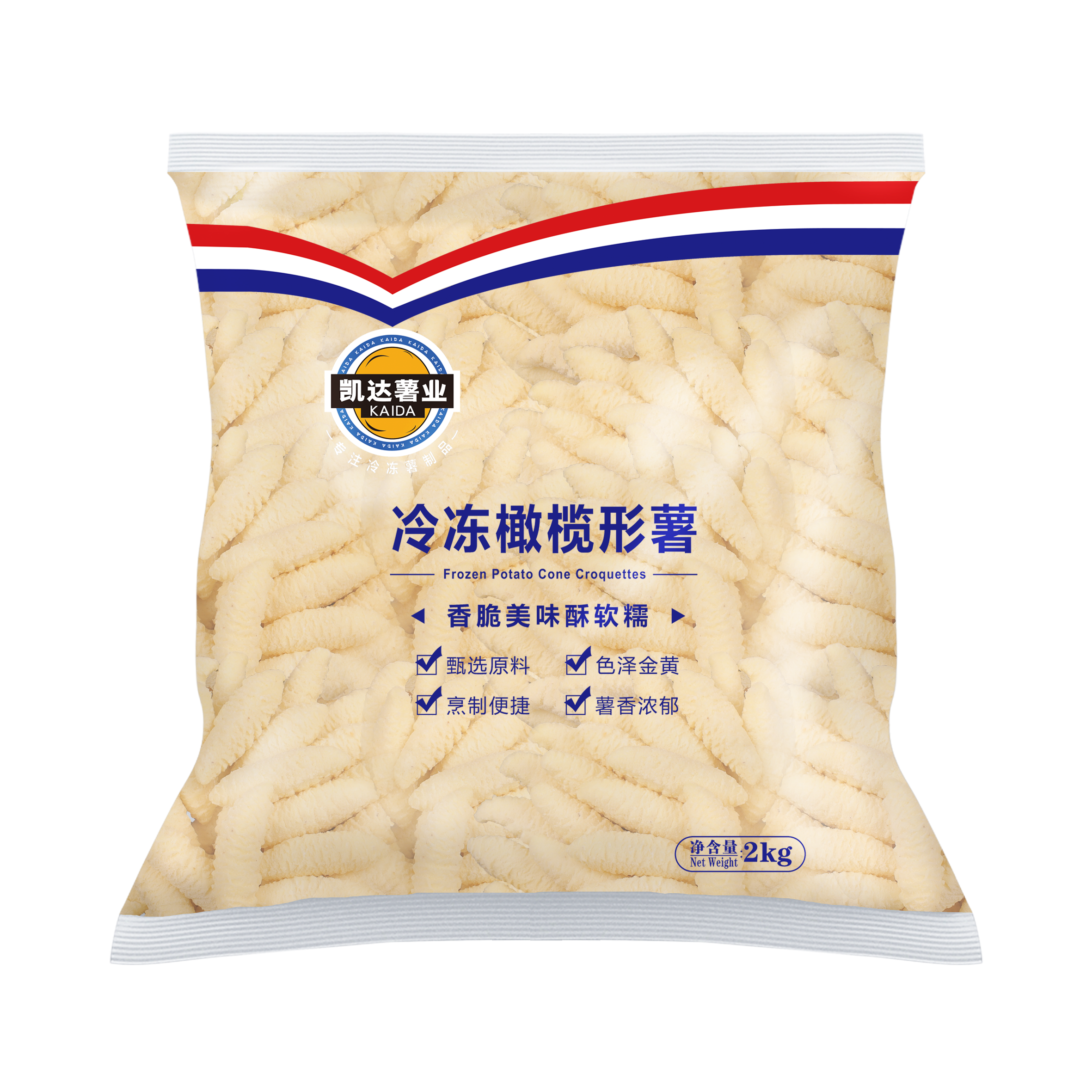 冷凍橄欖形薯
