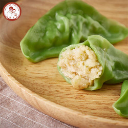 青瓜虾仁水饺