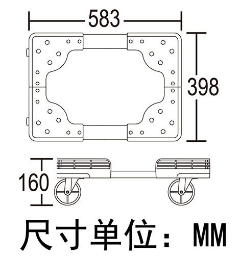 面包箱用搬运车