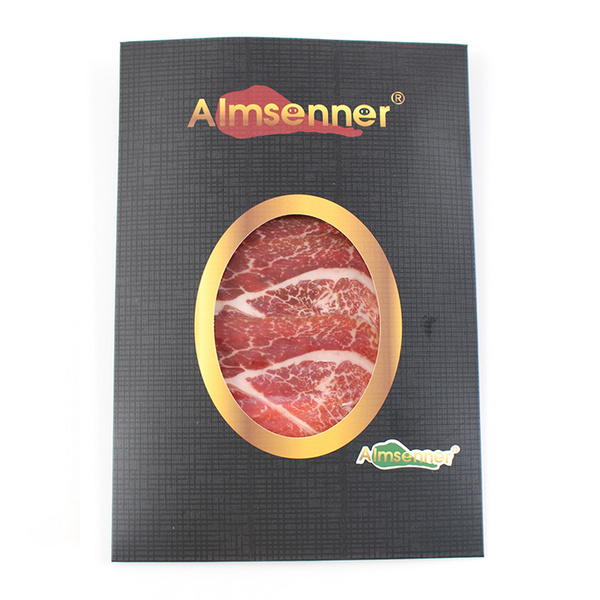 Almsenner谷物饲养伊比利亚火腿后腿切片（绿标） 80g